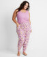 ფოტო #3 პროდუქტის Women's Jogger Pajama Pants XS-3X, Created for Macy's