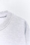 Clean interlock plush sweatshirt