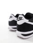 Фото #4 товара Nike Cortez nylon unisex trainers in black and white