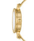 ფოტო #2 პროდუქტის Women's The Miller Gold-Tone Stainless Steel Bangle Bracelet Watch 27mm Set