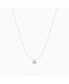 ფოტო #1 პროდუქტის Blake Circle Pave Crystal Necklace