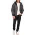 Фото #4 товара $200. Men's Levi's Soft Shell Sherpa Lined Hooded Bomber Jacket Grey Large