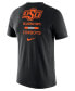 Фото #2 товара Oklahoma State Cowboys Men's Dri-Fit Cotton DNA T-Shirt