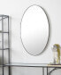 Black Contemporary Wood Wall Mirror