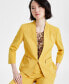 ფოტო #4 პროდუქტის Kapser Women's Zip-Pocket Stand-Collar Jacket