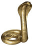 Dekofigur aus Polyresin COBRA, golden