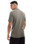 Фото #5 товара ASOS DESIGN 2 pack pique polos in charcoal and khaki