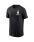 Фото #3 товара Men's Black San Francisco Giants City Connect 2-Hit T-shirt