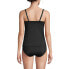 Women's Tummy Control Square Neck Underwire Tankini Swimsuit Top Adjustable Strap