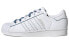 Фото #1 товара adidas originals Superstar 经典休闲 低帮 板鞋 女款 白蓝 / Кроссовки Adidas originals Superstar GX2012