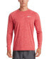Фото #1 товара Спортивный свитшот Nike мужской с длинным рукавом Heather Hydroguard для плавания