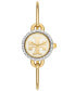 ფოტო #6 პროდუქტის Women's The Miller Gold-Tone Stainless Steel Bangle Bracelet Watch 27mm Set