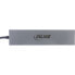 Фото #3 товара InLine USB 3.2 Gen.2 Hub (10Gb/s) - 4 port USB-C - OTG - aluminium housing