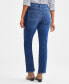 ფოტო #3 პროდუქტის Women's High Rise Straight-Leg Jeans, Regular, Short and Long Lengths, Created for Macy's