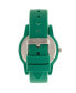 ფოტო #3 პროდუქტის Unisex Festival Teal Silicone Strap Watch 41mm