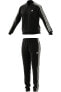 Фото #1 товара Спортивный костюм Adidas Essentials 3-Stripess черный 'Kadın Eşofman IJ8781'