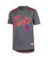 Youth Charcoal Chicago Cubs Team V-Neck Jersey