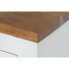 Ночной столик DKD Home Decor Белый Коричневый древесина акации Древесина манго 45 x 40 x 60 cm