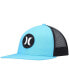 Фото #1 товара Men's Aqua Circle Trucker Snapback Hat