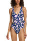 Фото #1 товара Jones New York Ruched Tie One-Piece Women's