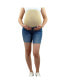 ფოტო #2 პროდუქტის Maternity Bermuda Shorts with Belly Band