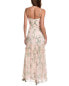 Ml Monique Lhuillier Chiffon Maxi Dress Women's