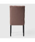 Фото #10 товара Upholstered Button Tufted Dining Side Chair