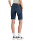 ფოტო #3 პროდუქტის Women's Stretch Mid Rise Denim Bermuda Shorts