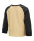 Фото #4 товара Футболка для малышей Colosseum Heathered Gold, Heathered Charcoal UCF Knights Two-Hit Raglan длинный рукав