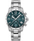 ფოტო #1 პროდუქტის Men's Swiss Chronograph DS Podium Stainless Steel Bracelet Watch 41mm