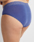 Фото #2 товара Women's Cotton Blend Lace-Trim Hipster Underwear, Created for Macy's