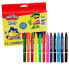 Фото #1 товара Фломастеры Play-Doh 12 цветов Jumbo Felt-Tip Pen 8 мм
