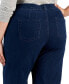 Фото #7 товара Plus Size Wide-Leg High-Rise Jeans, Created for Macy's