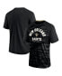 Фото #1 товара Men's Black New Orleans Saints Hail Mary Raglan T-shirt