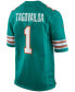 ფოტო #3 პროდუქტის Men's Tua Tagovailoa Aqua Miami Dolphins Alternate Game Jersey