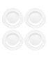 Фото #1 товара Opal Innocence Carved 4-Piece Accent Plate Set