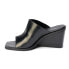 Фото #3 товара Matisse Lillie Open Toe Wedge Pumps Womens Black Dress Casual LILLIE-001