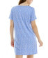 Women's Printed Short-Sleeve Sleepshirt