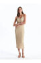 Фото #1 товара LCW Vision U Yaka Düz Askılı Kadın Elbise