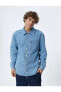 Фото #4 товара Kot Gömlek Ceket Cep Detaylı Düğmeli Klasik Yaka