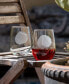 Фото #4 товара Aspen Leaf Stemless Wine Tumbler 17Oz - Set Of 4 Glasses