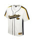 Фото #2 товара Men's Cream Distressed Grambling Tigers Ruth Button-Up Baseball Jersey