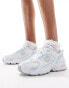 New Balance 530 trainers in white and light blue Белый, 42 - фото #3