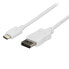 Фото #3 товара StarTech.com 6ft/1.8m USB C to DisplayPort 1.2 Cable 4K 60Hz - USB-C to DisplayPort Adapter Cable HBR2 - USB Type-C DP Alt Mode to DP Monitor Video Cable - Works w/ Thunderbolt 3 - White - 1.8 m - USB Type-C - DisplayPort - Male - Male - Straight