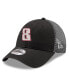 Men's Black Kyle Busch 9FORTY Adjustable Trucker Hat