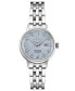ფოტო #1 პროდუქტის Women's Automatic Presage Diamond (1/10 ct. t.w.) Stainless Steel Bracelet Watch 30mm