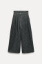 Zw collection herringbone trousers with darts