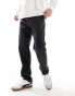 Фото #1 товара Jack & Jones tapered fit smart trouser with drawstring waist in dark grey