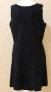 Charter Club Women's Fit Flare Dress Sleeveless Scoop Neck Ribbed Black XL