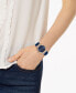 ფოტო #2 პროდუქტის Women's Blue Silicone Strap Watch 36mm